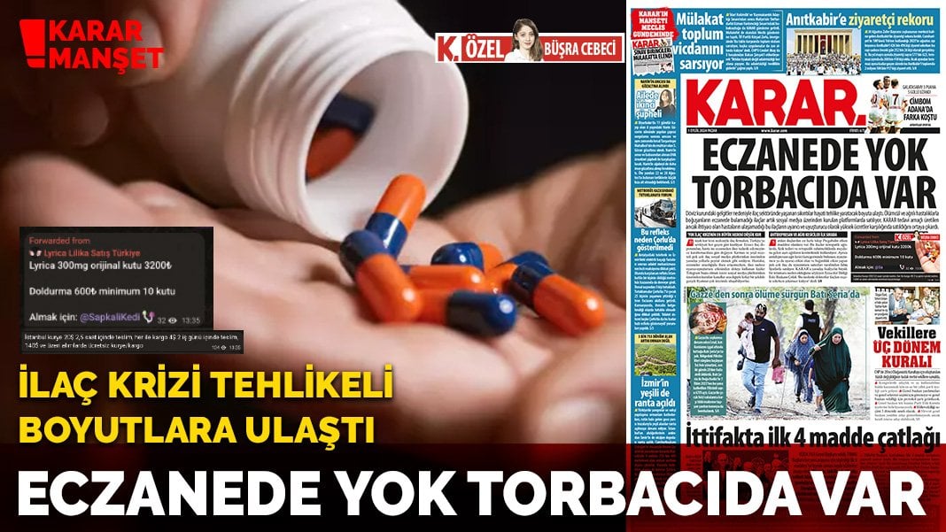 İlaç krizi tehlikeli boyutlara ulaştı: Eczanede bulamayan ‘torbacı’dan satın alıyor