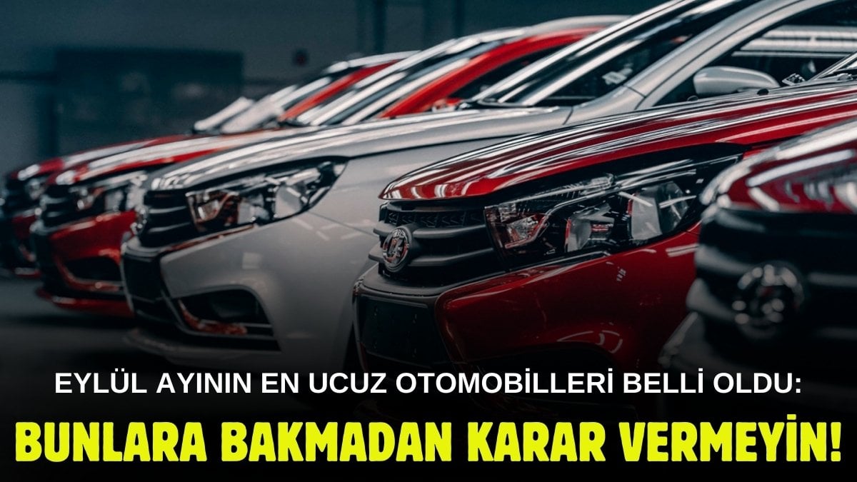 Bu ay bu otomobiller yok satar! Eylül ayının indirimli listesi belli oldu: Kaçıranın gözüne uyku girmeyecek