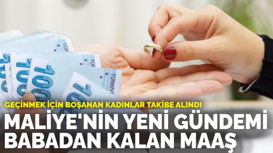 Geçinmek için boşanan kadınlar takibe alındı: Maliye’nin yeni gündemi babadan kalan maaş