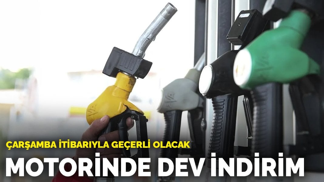 Motorinde dev indirim: Çarşamba itibarıyla geçerli olacak