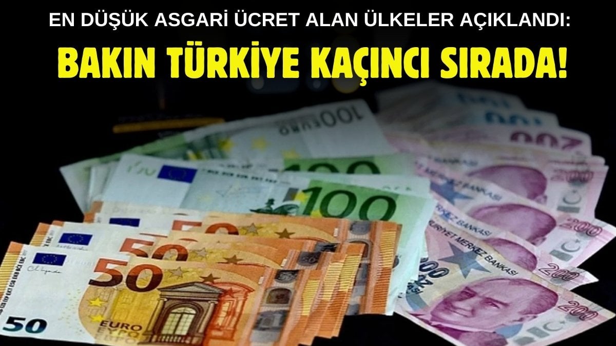 En düşük asgari ücrete sahip ülkeler açıklandı! Türkiye’nin sırası içler acısı: Zirve bu kez sevindirmedi