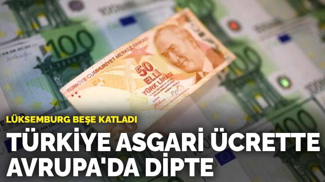 Türkiye, Avrupa’da son sıralardan kurtulamıyor: En düşük asgari ücrete sahip beşinci ülke