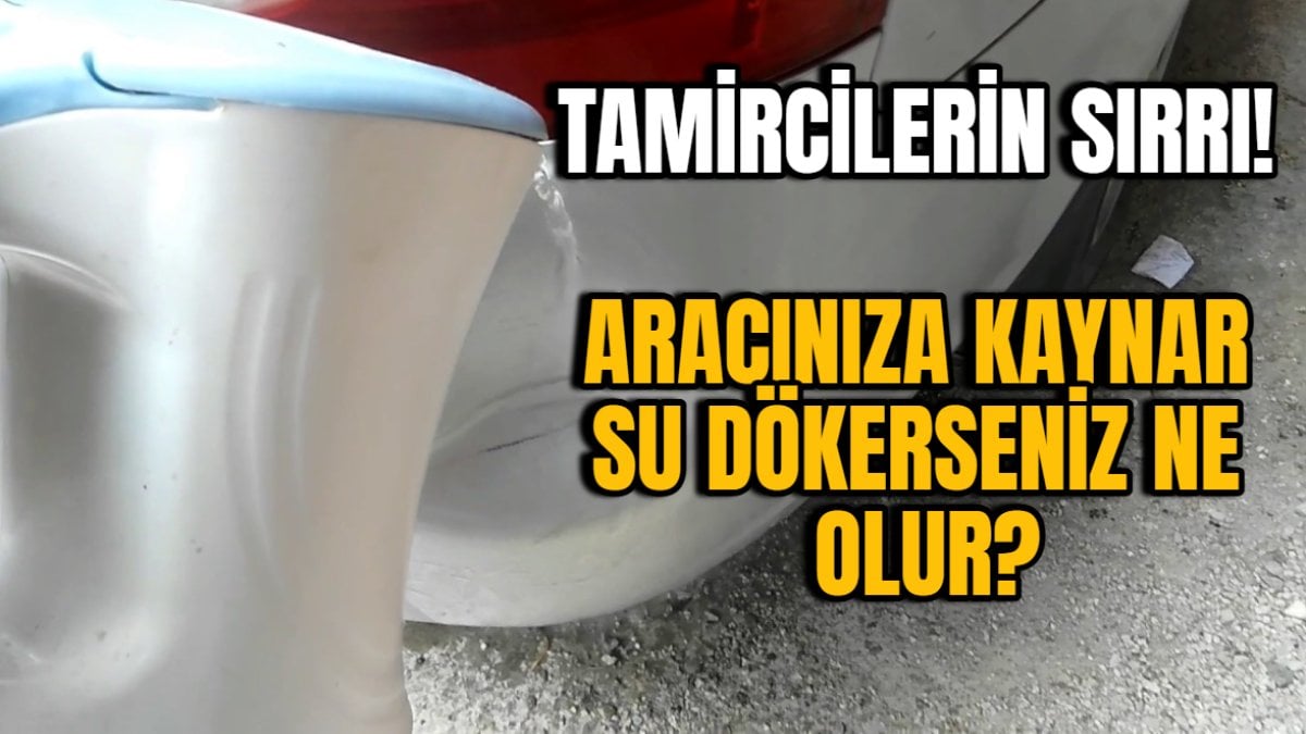 İşte bu yüzden arabanızın üzerine kaynar su dökmelisiniz! Tamirciye gitmeden küçük bir hileyle o sorunu çözün