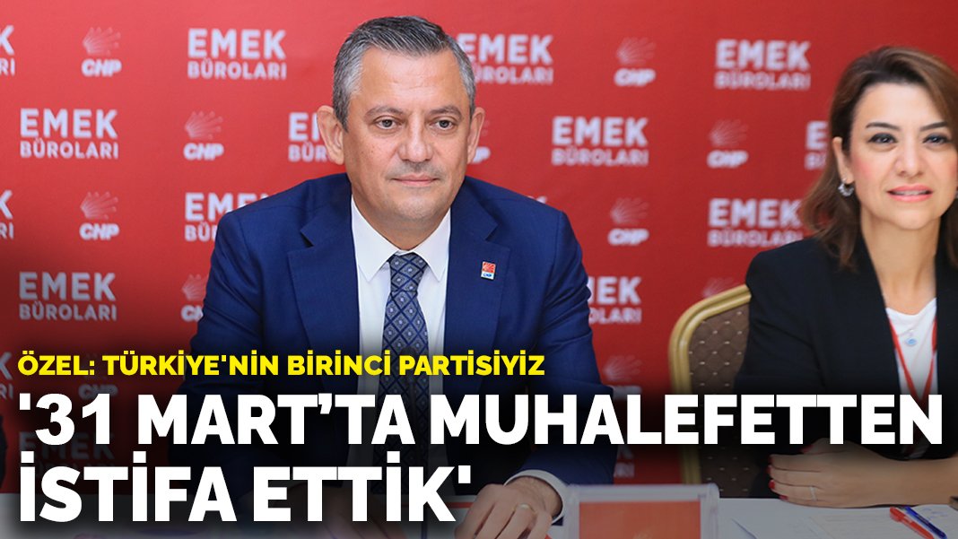 Özel: 31 Mart’ta muhalefetten istifa ettik