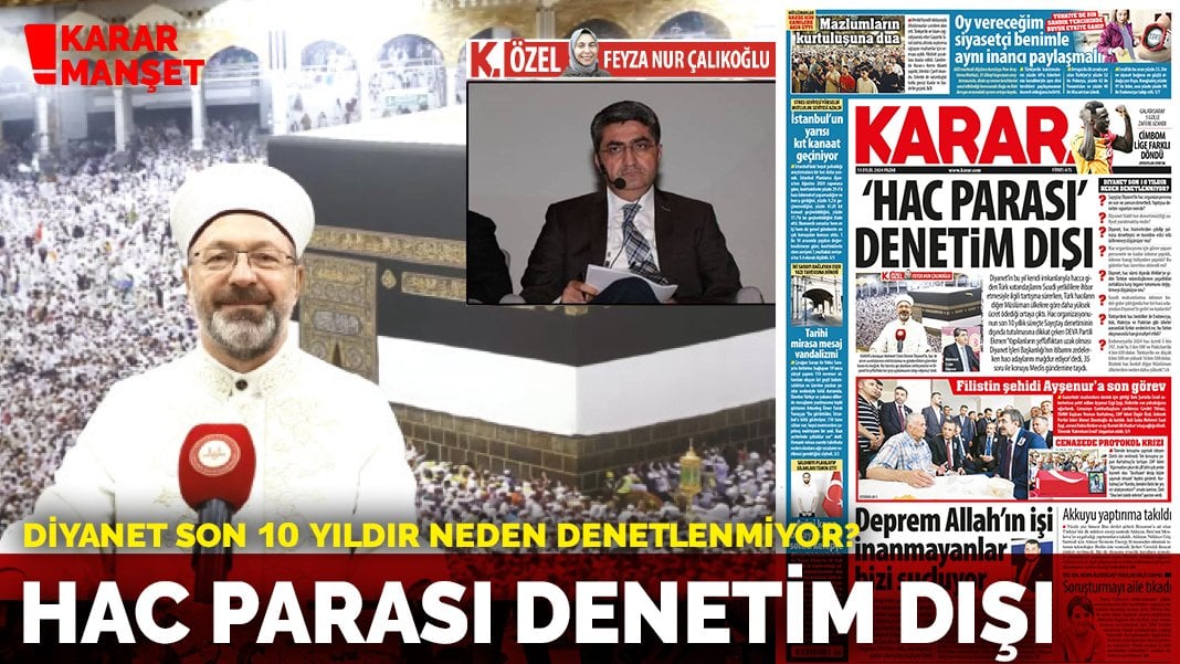 ‘Hac parası’ denetim dışı