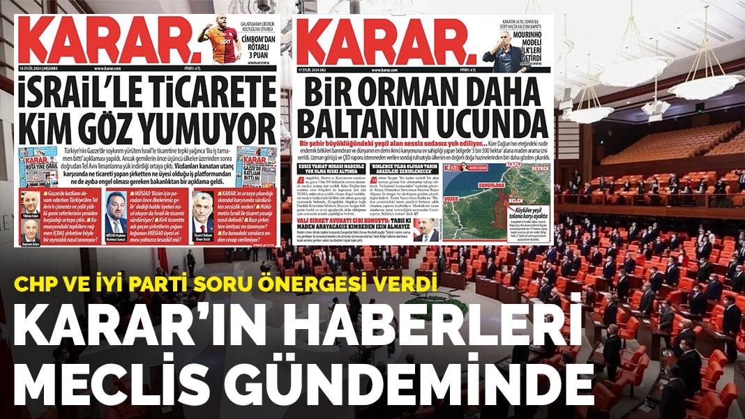 ANKARAGÜNDEM’ın haberleri Meclis gündeminde