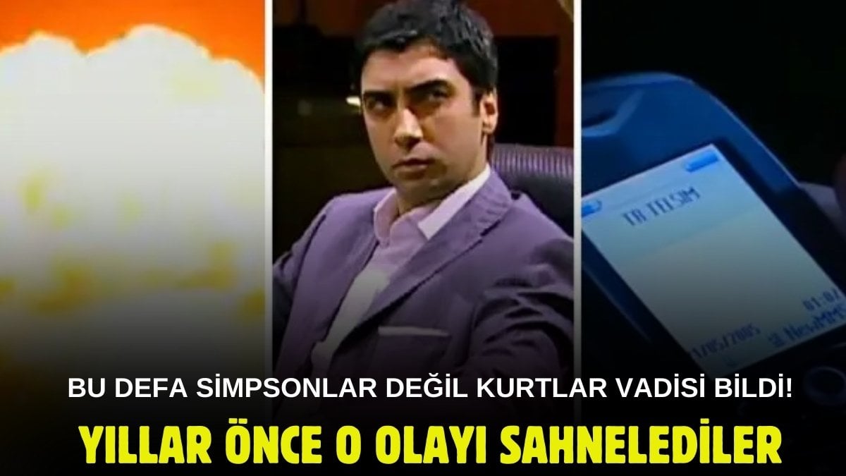 Simpsonlar değil Kurtlar Vadisi 21 yıl önce bilmiş! Herkesi şok eden sahne: İsrail saldırısını resmen göstermişler