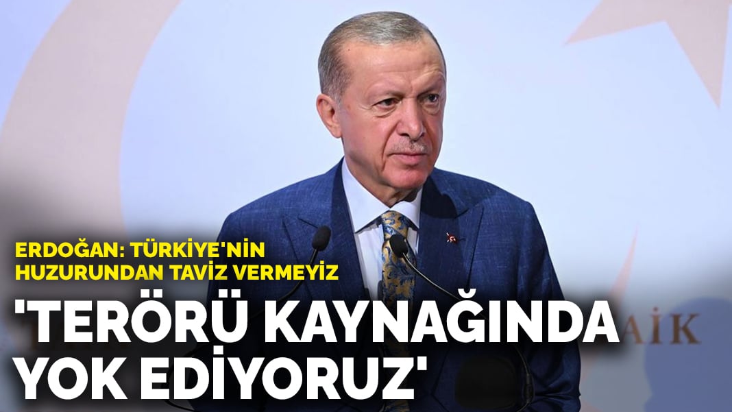 Erdoğan: ‘Terörü kaynağında yok ediyoruz’