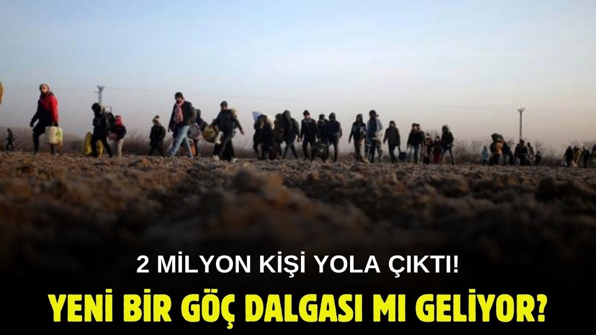 Bu kez Suriyeliler değil onlar geliyor! Tam 2 milyon kişi yürüyerek yola çıktı: Türkiye önlem almazsa…