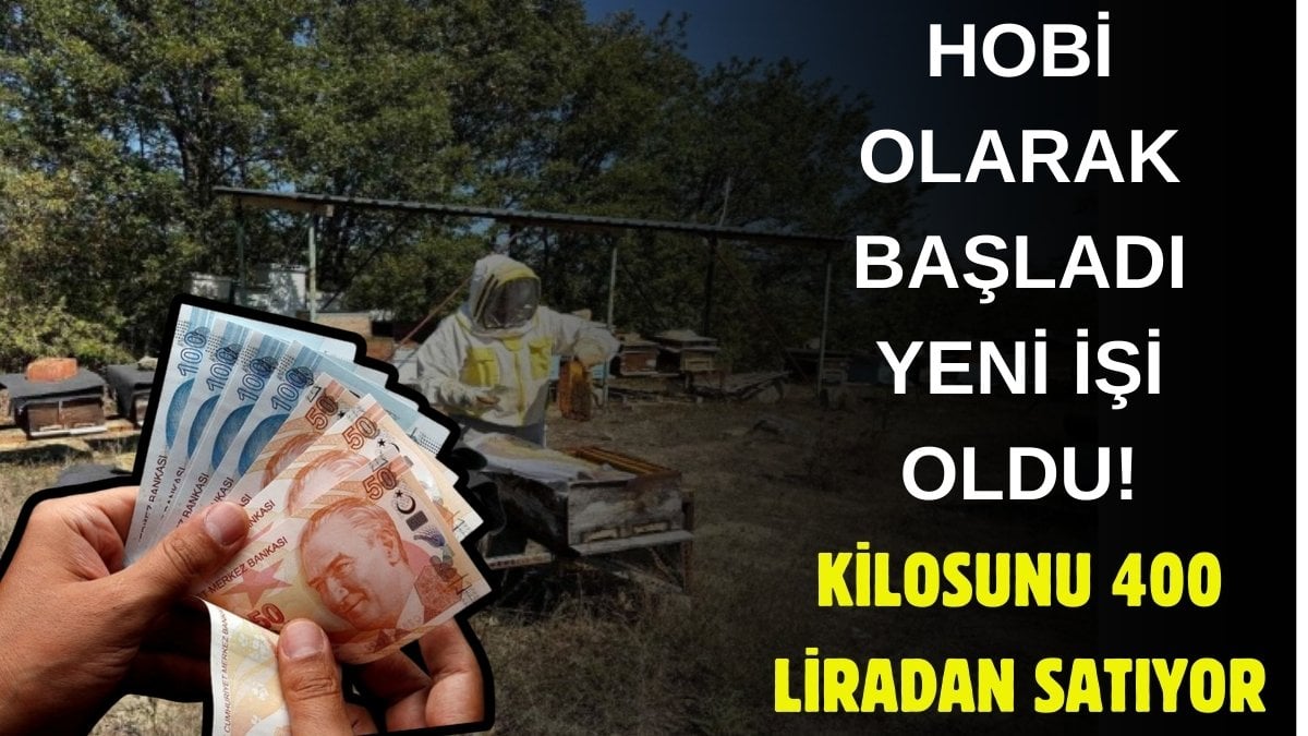 Hobi olarak başladığı işte resmen köşeyi döndü! 500 kilo üretiyor, kilosunu 400 TL’de satıyor