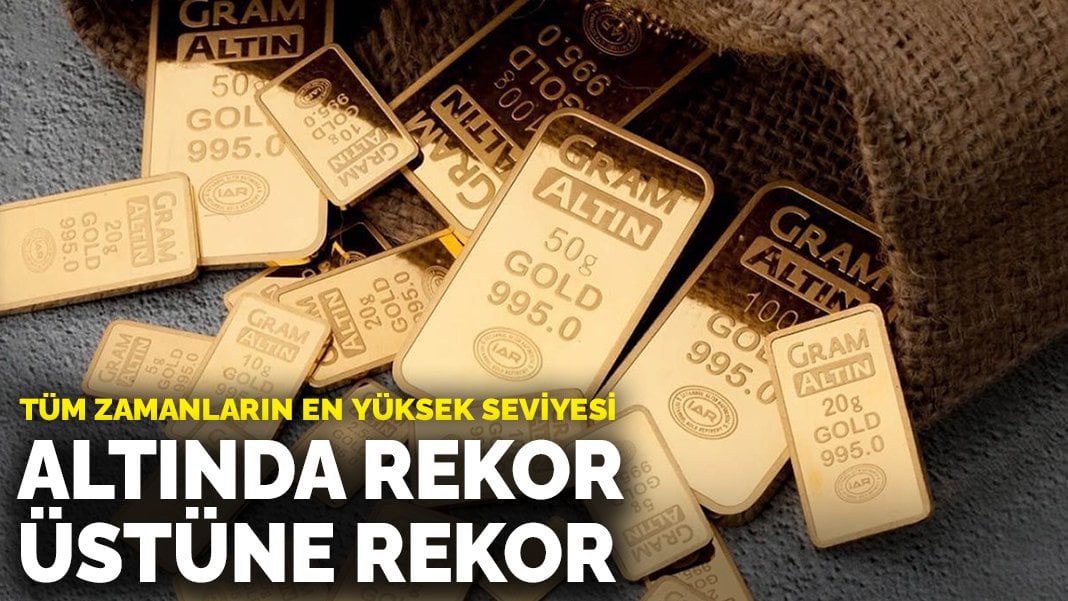 Altında rekor üstüne rekor