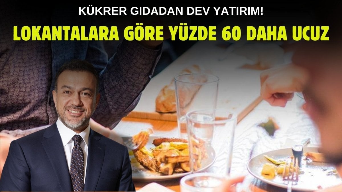 Lokantalara göre yüzde 60 daha ucuz! Kükrer Gıda 30 milyonluk yatırımını buna yaptı: Türkiye çok tutacak