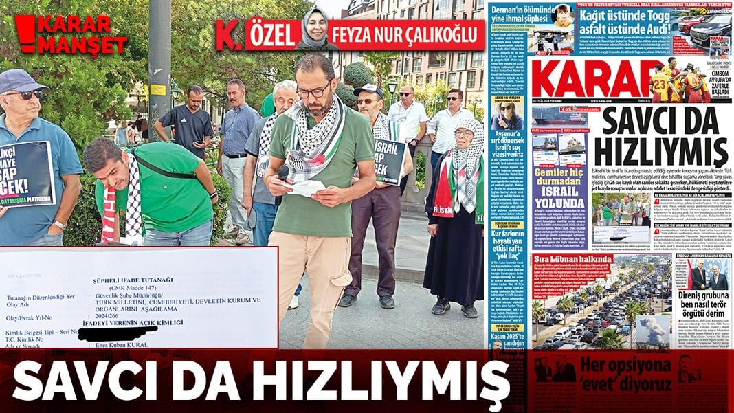 Savcı da hızlıymış