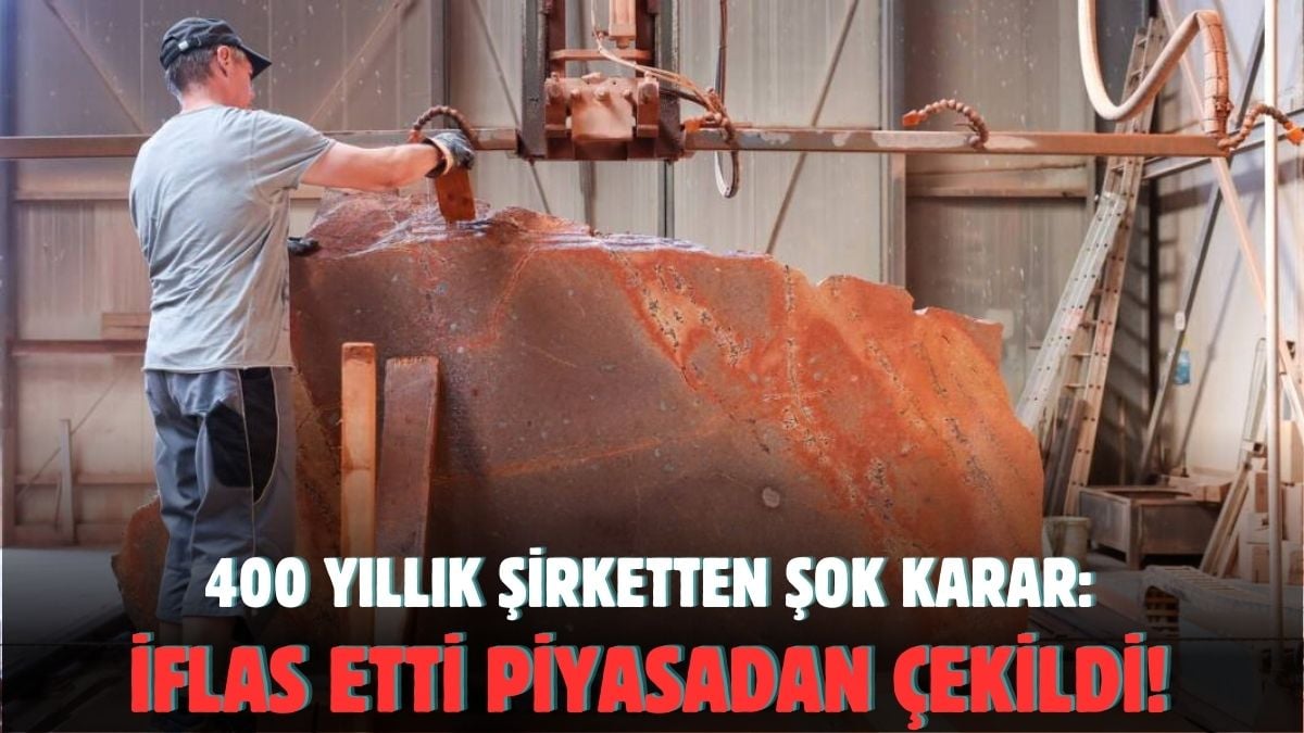 Sektörü sarsacak iflas kararı! 400 yıllık şirket iflas etti: Artık elini ayağını piyasadan çekiyor