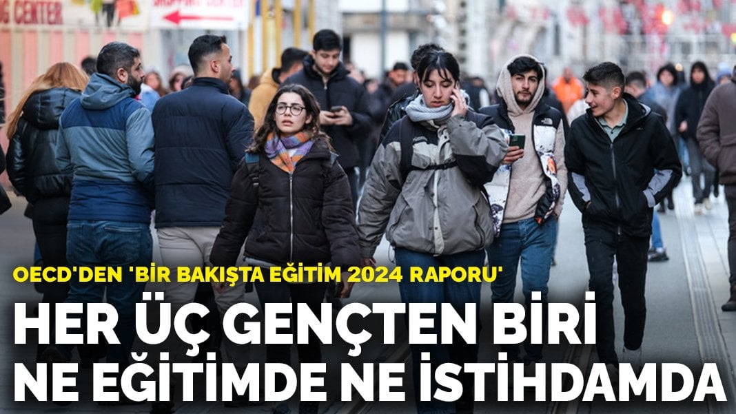 OECD’den ‘Bir Bakışta Eğitim 2024 Raporu’: Her üç gençten biri ne eğitimde ne istihdamda