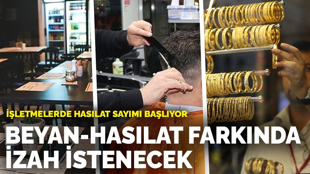 Kazancını düşük beyan eden yandı! Beyan-hasılat farkında izah istenecek