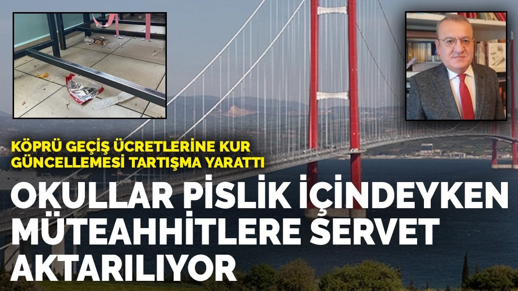 Okullar pislik içindeyken müteahhitlere servet aktarılıyor