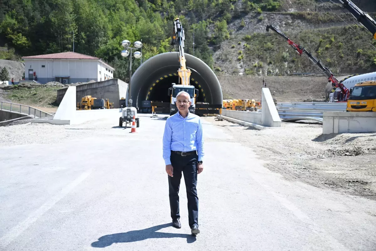 Bolu Dağı Tüneli çalışmaları 10 gün önce tamamlanabilir