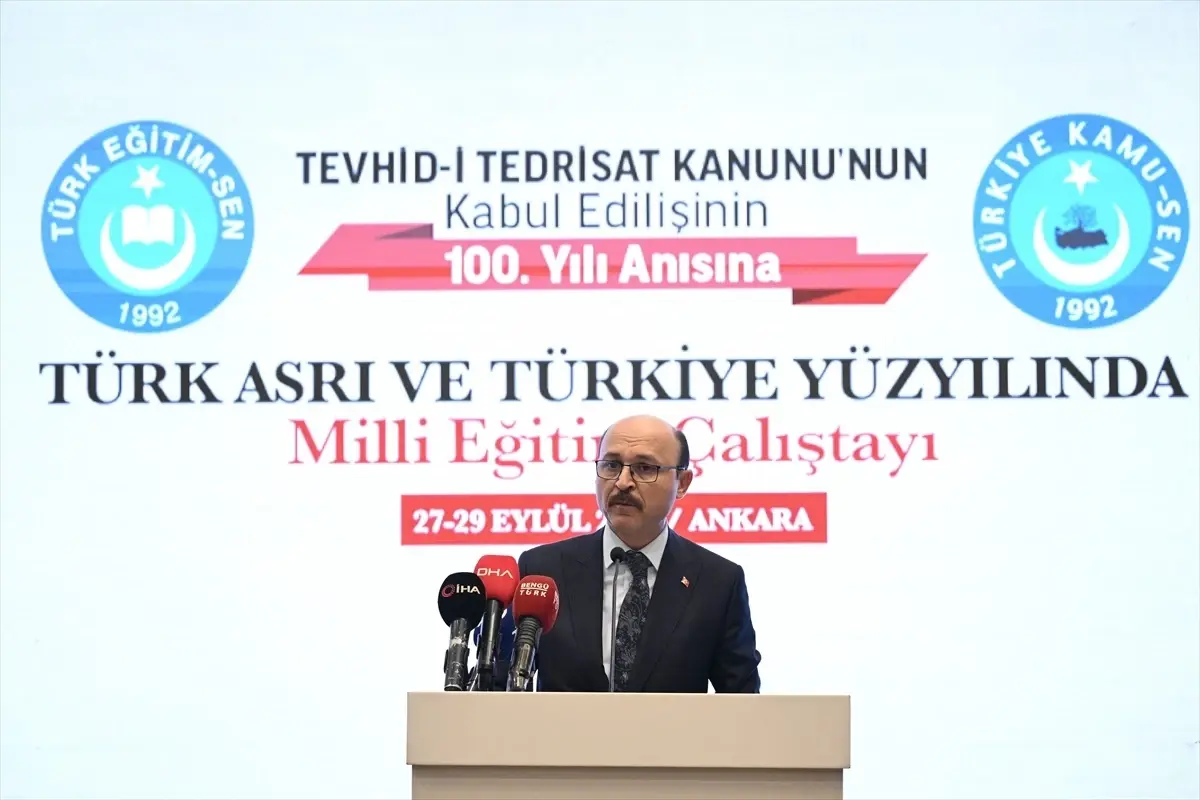 Türk Eğitim-Sen Genel Başkanı’ndan Eğitim Vurgusu