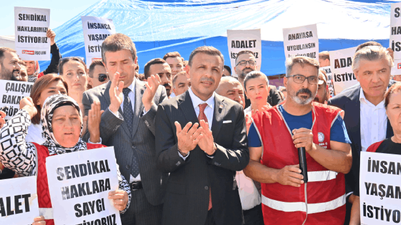 CHP’li Özgür Çelik ve Beraberindeki İlçe Başkanlarından Polenez İşçilerine Ziyaret