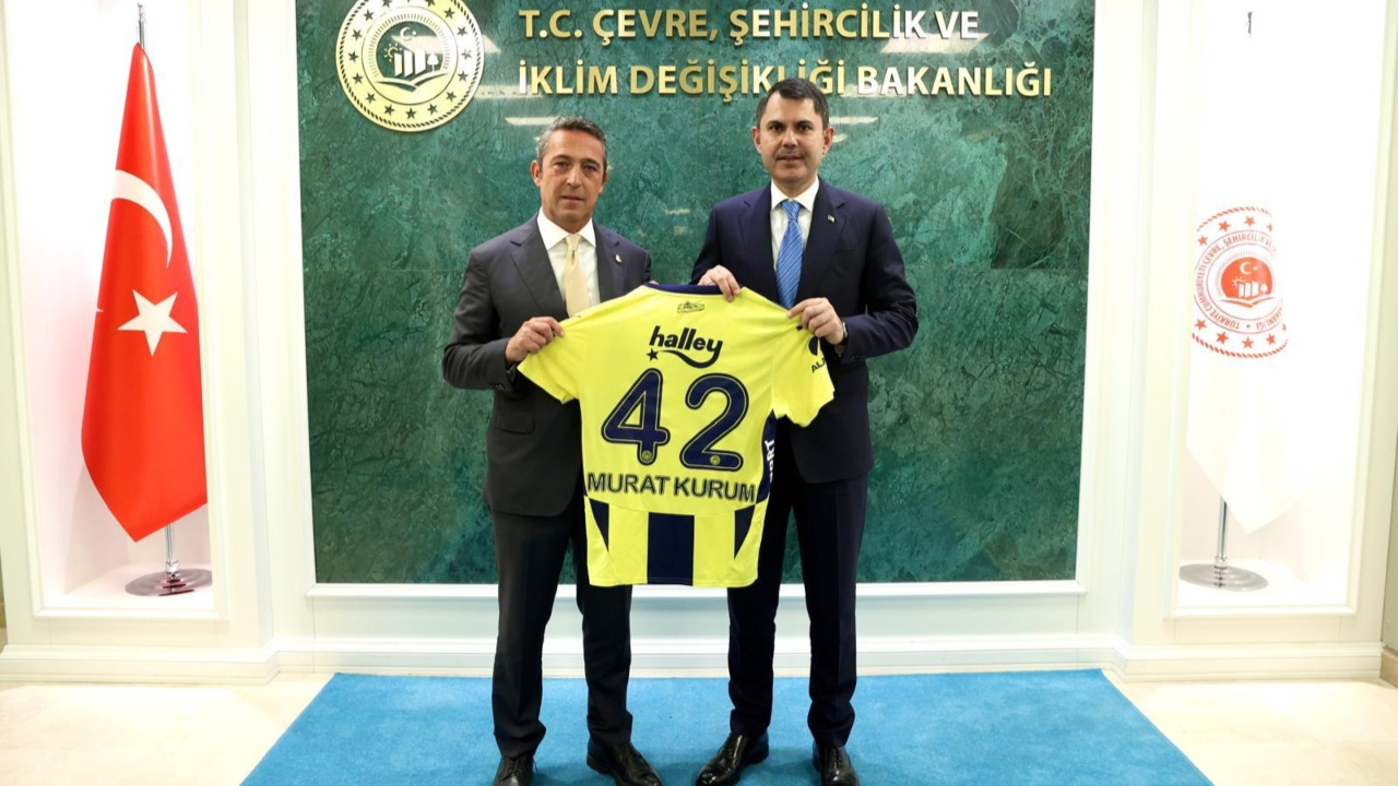 Fenerbahçe Başkanı Ali Koç’tan Bakan Kurum’a Ziyaret