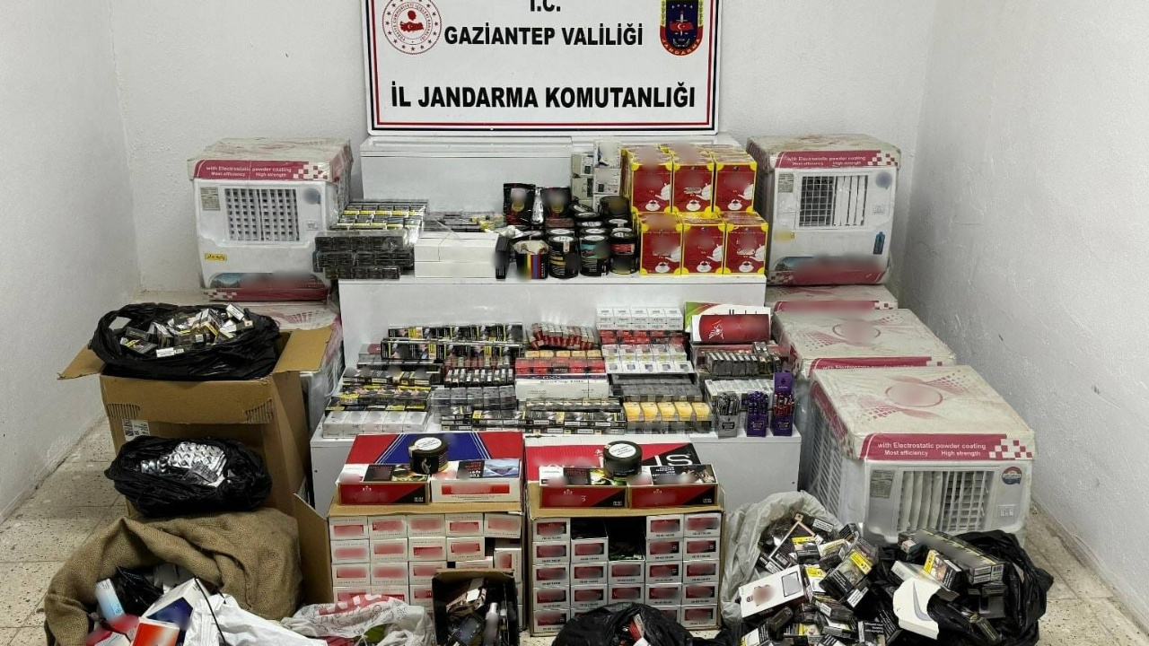 Gaziantep’te Kaçakçılık Operasyonu: 710 Bin TL’lik Malzeme Ele Geçirildi