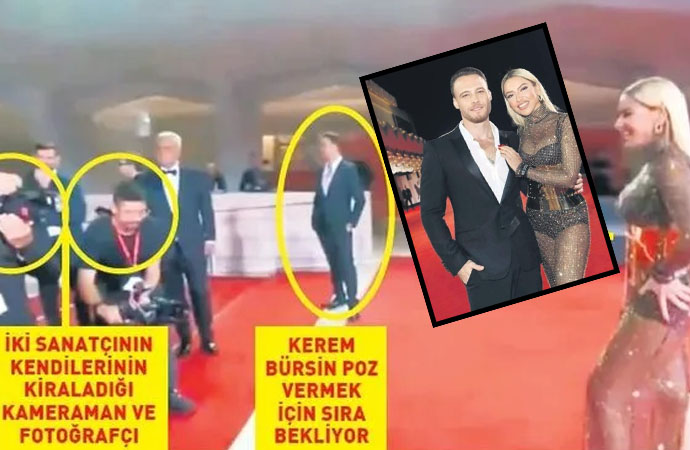 O kareler gündem olmuştu! Hadise ve Kerem Bürsin boş tribünlere poz vermiş – Ankaragündem