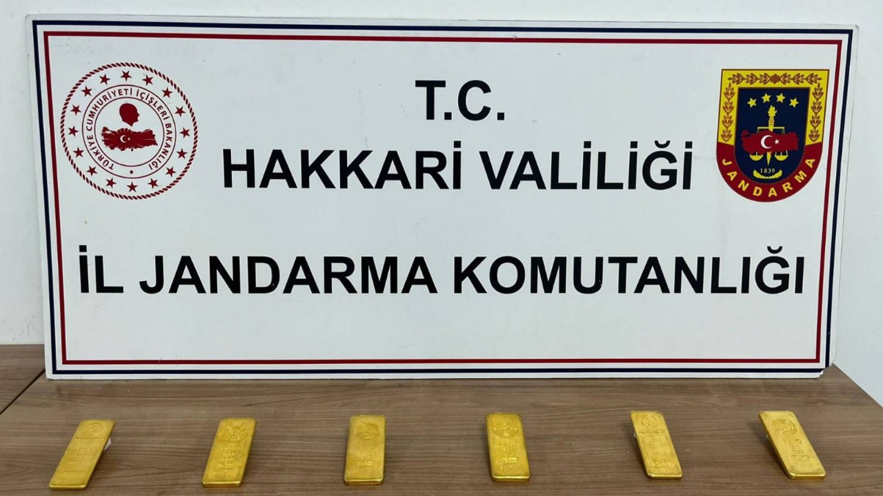 Hakkari’de Kaçak 6 Kilo Külçe Altın Yakalandı