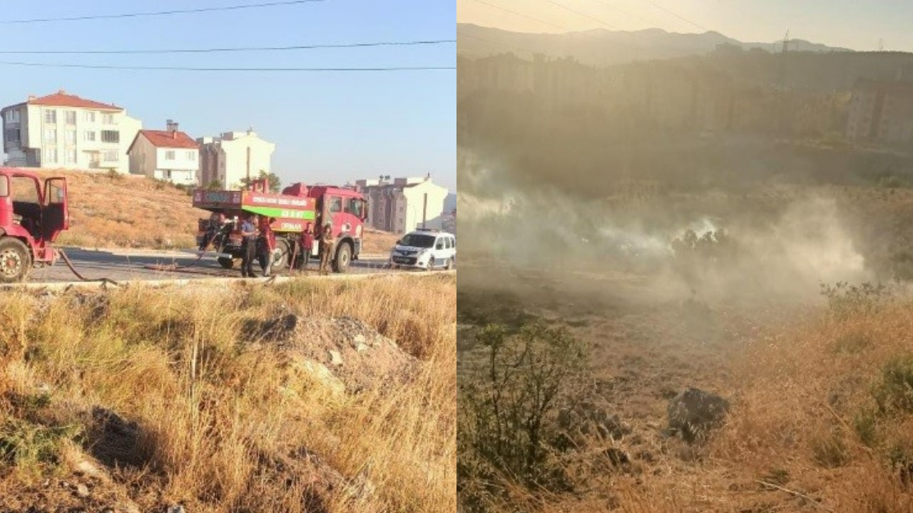 Kütahya’da Yangın Paniği! 1 Dönüm Arazi Zarar Gördü