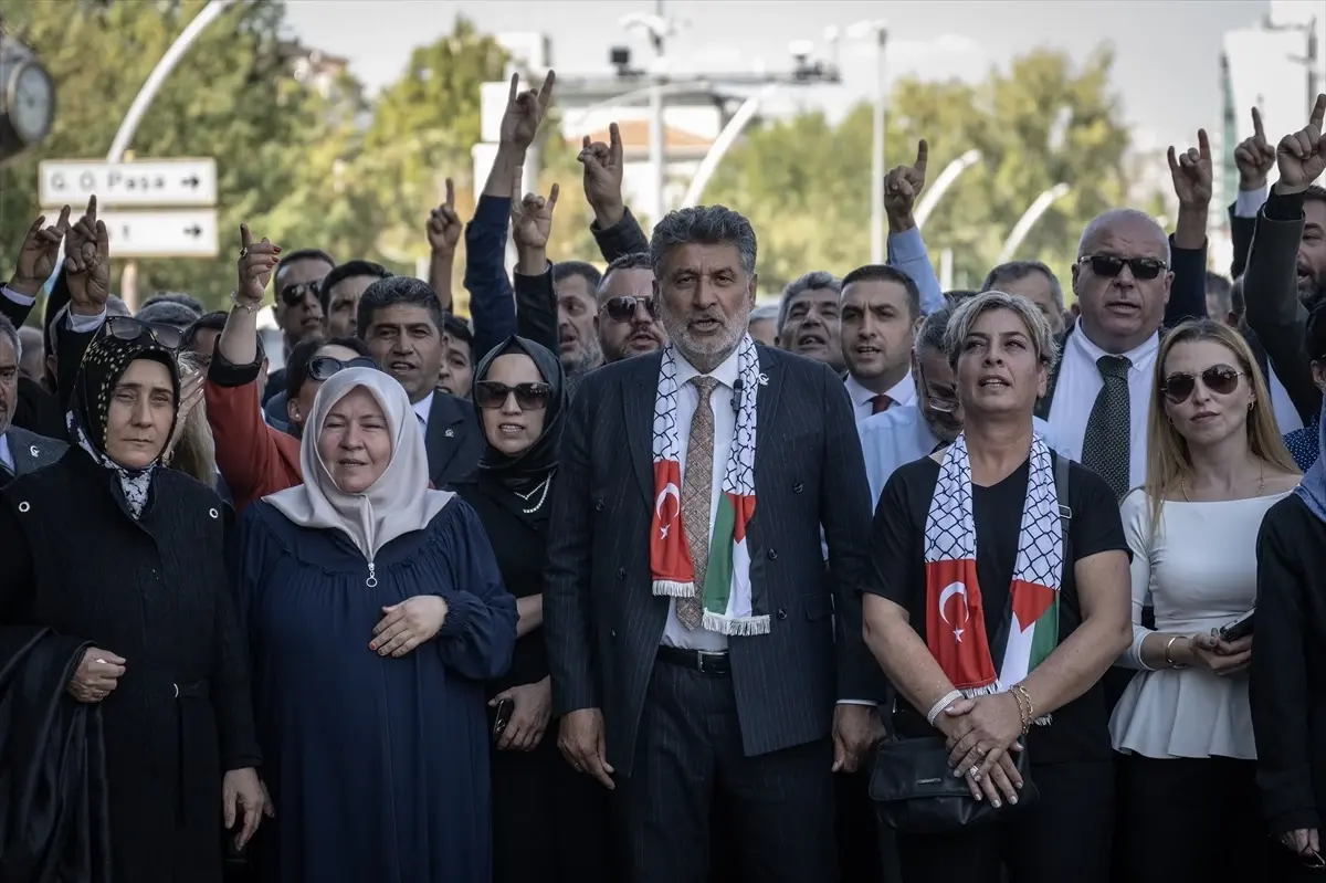 Milli Yol Partisi’nden İsrail Protestosu