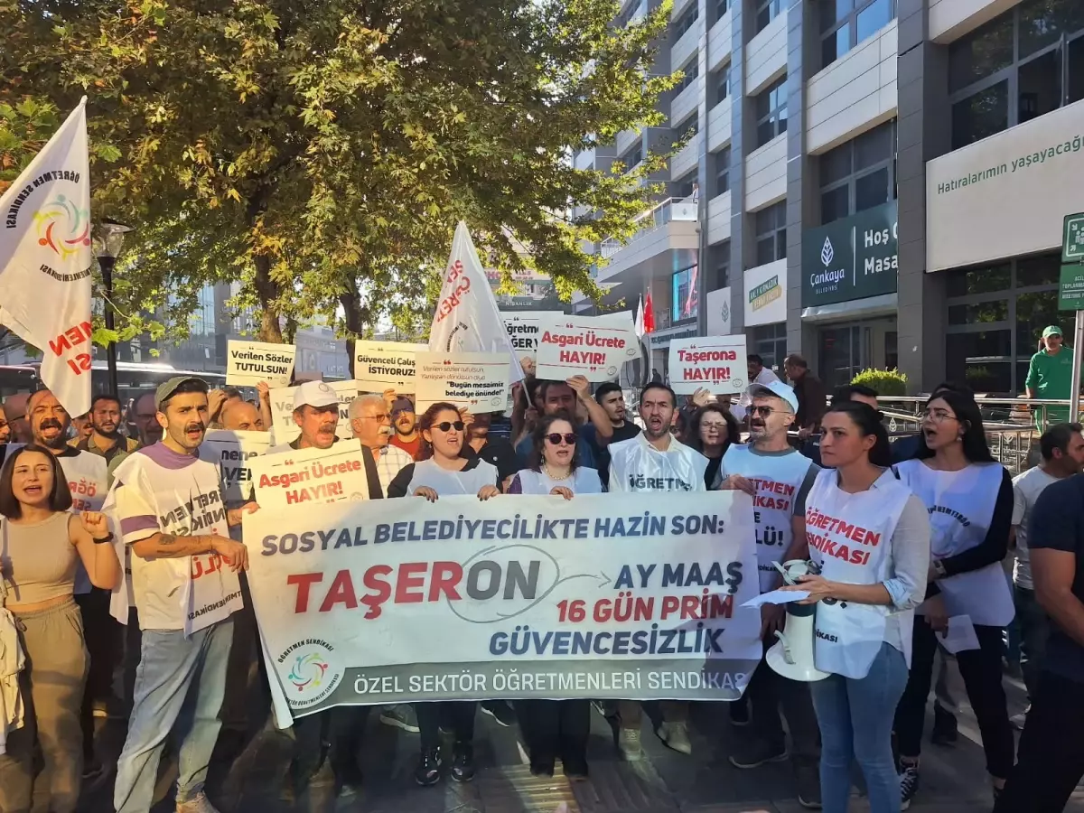 Öğretmenlerden Taşerona Hayır Eylemi