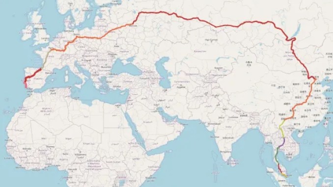 Dünyanın En Uzun Tren Yolculuğu Portekiz'den Singapur'a 21 Gün Sürüyor – RayHaber | RaillyNews