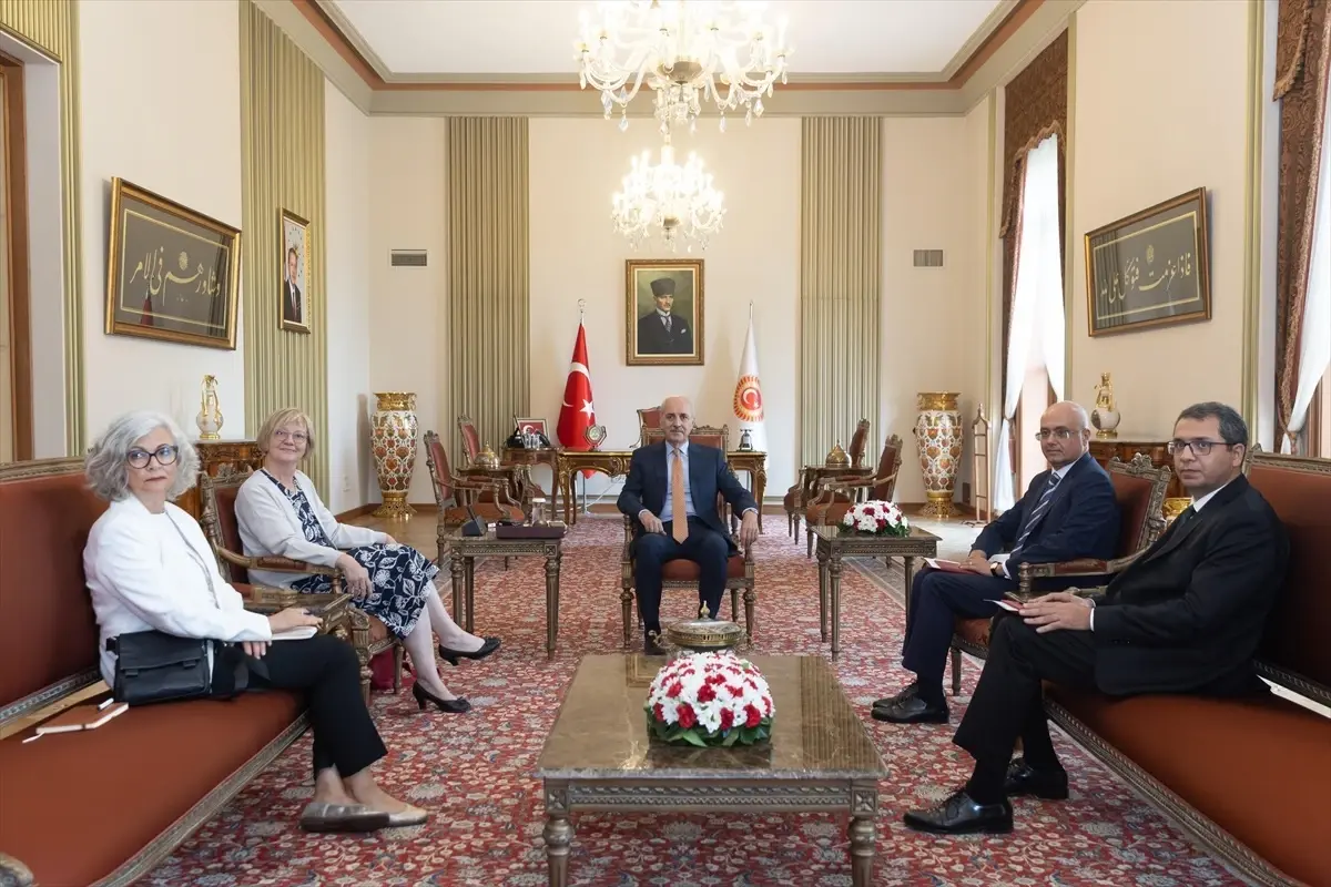 TBMM Başkanı Numan Kurtulmuş, Almanya’nın Ankara Büyükelçisini Ağırladı