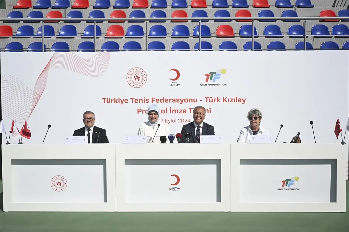 Türkiye Tenis Federasyonu ve Türk Kızılay Sosyal Sorumluluk Protokolü İmzaladı