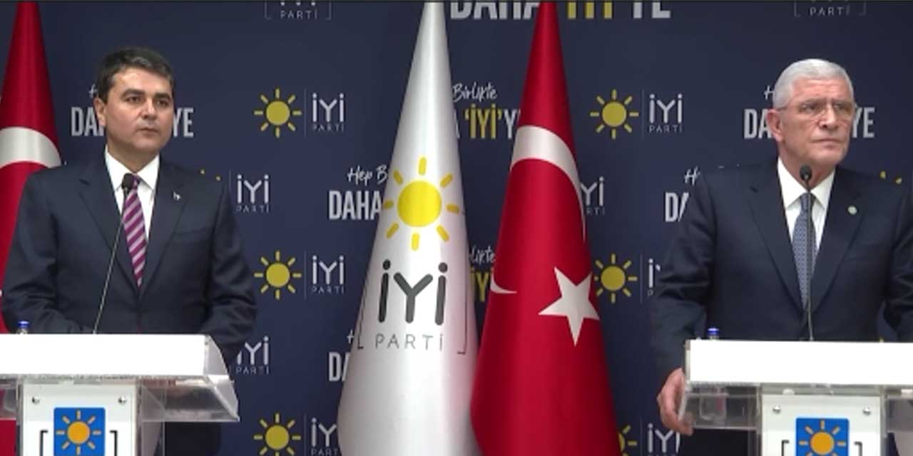 İYİ Parti Genel Başkanı Müsavat Dervişoğlu, Demokrat Parti Genel Başkanı Gültekin Uysal’la bir araya geldi: İş birliği mesajı