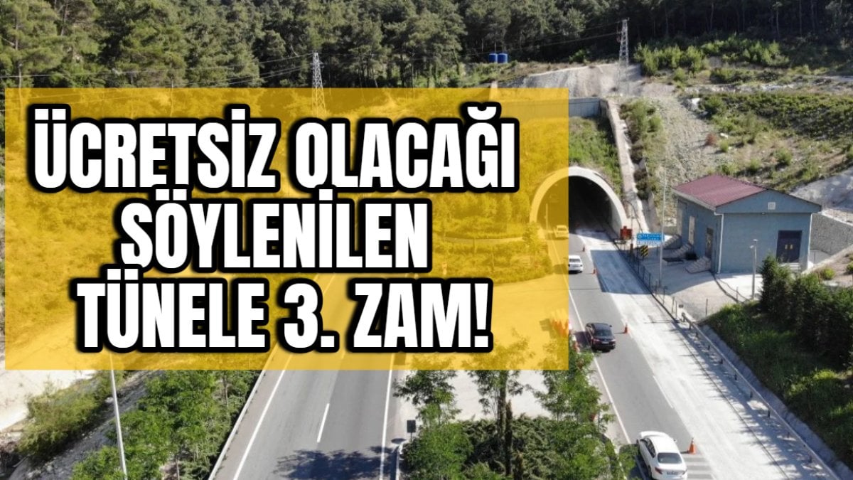 Ücretsiz olacağı söyleniyordu! Çok kullanılan tünele yeni zam: Bir yılda 3 kez zam geldi