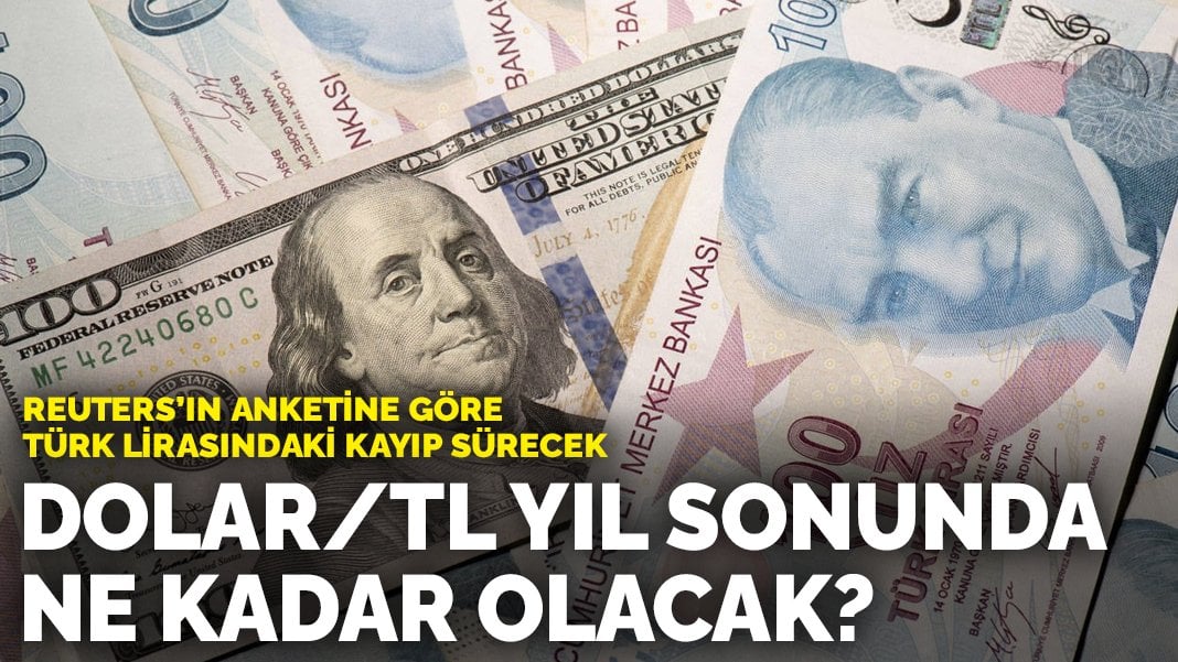 Reuters’ın anketine göre Türk lirasındaki kayıp sürecek: Dolar/TL yıl sonunda ne kadar olacak?