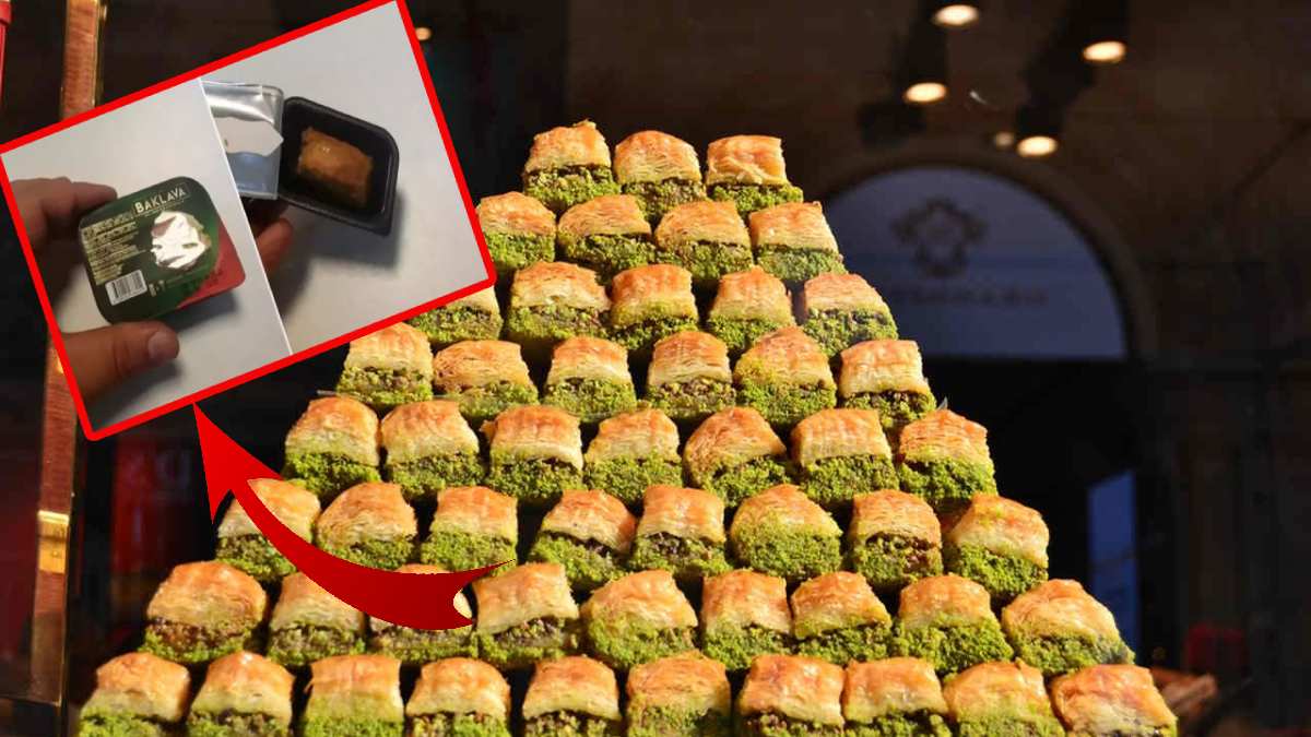 Tepsiyle alma dönemi bitti, taneyle satılıyor! Bir dilim baklava bakın ne kadar? Fiyatı şok etti