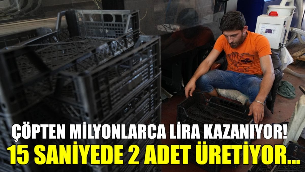 Çöpten milyonlarca lira para kazanıyor! 10 yıl önce başladı, ünü sınırları aştı: 15 saniyede 2 adet üretiyor