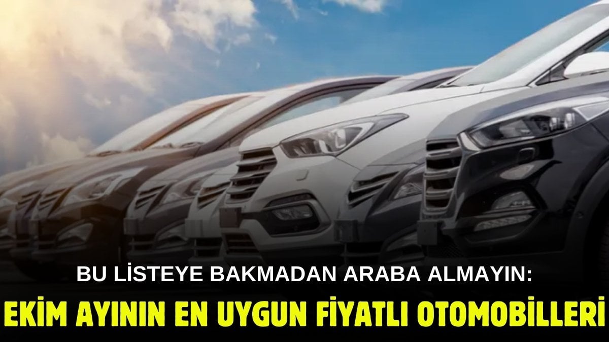 Sıfır araç fiyatları yükseliyor! Vatandaş uygun fiyatlı araç peşinde: İşte Ekim ayının en uygun fiyatlı otomobilleri