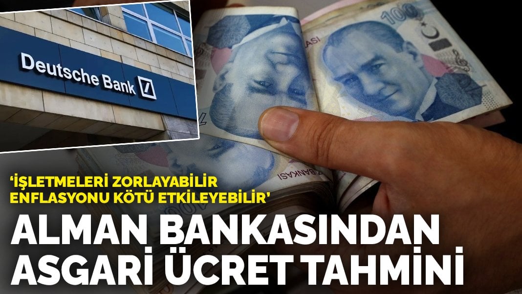 Alman bankasından asgari ücret tahmini: ‘İşletmeleri zorlayabilir enflasyonu kötü etkileyebilir’