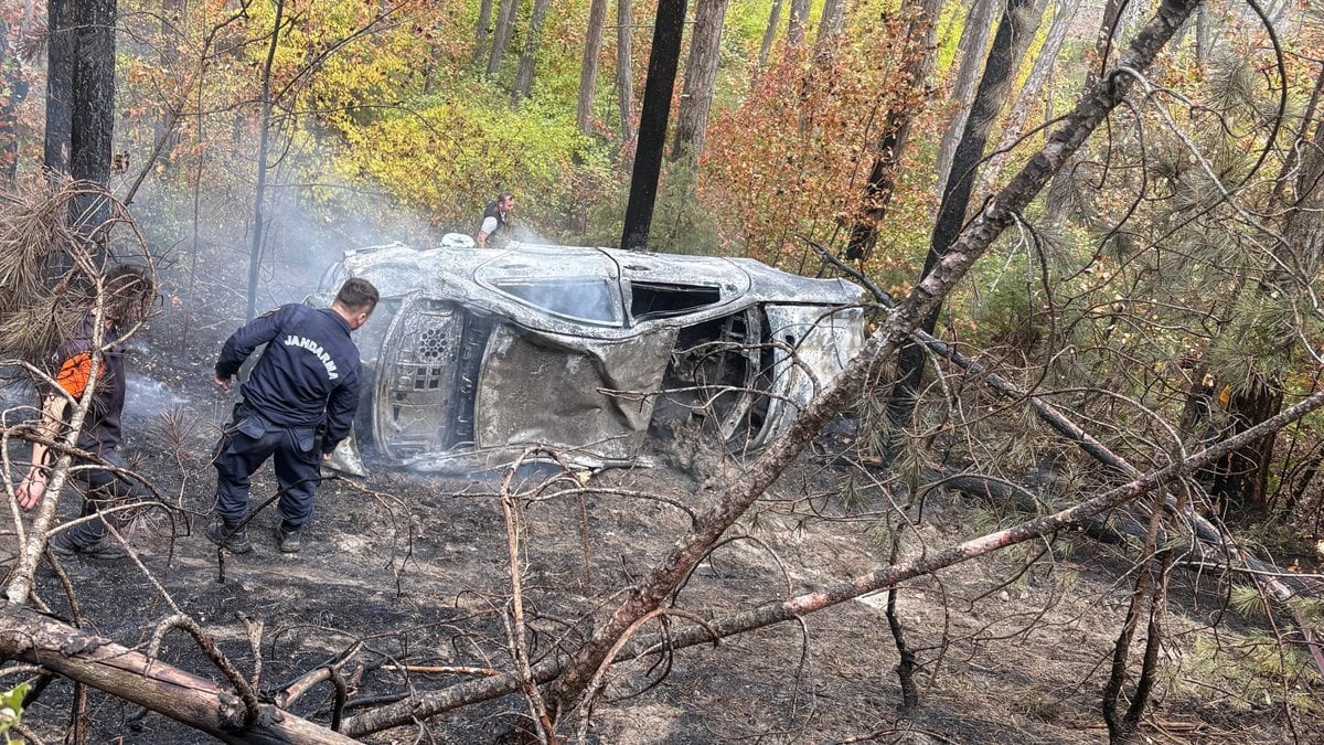 Bolu’da korkutan kaza: Yanan otomobildeki 2 kişi hayatını kaybetti