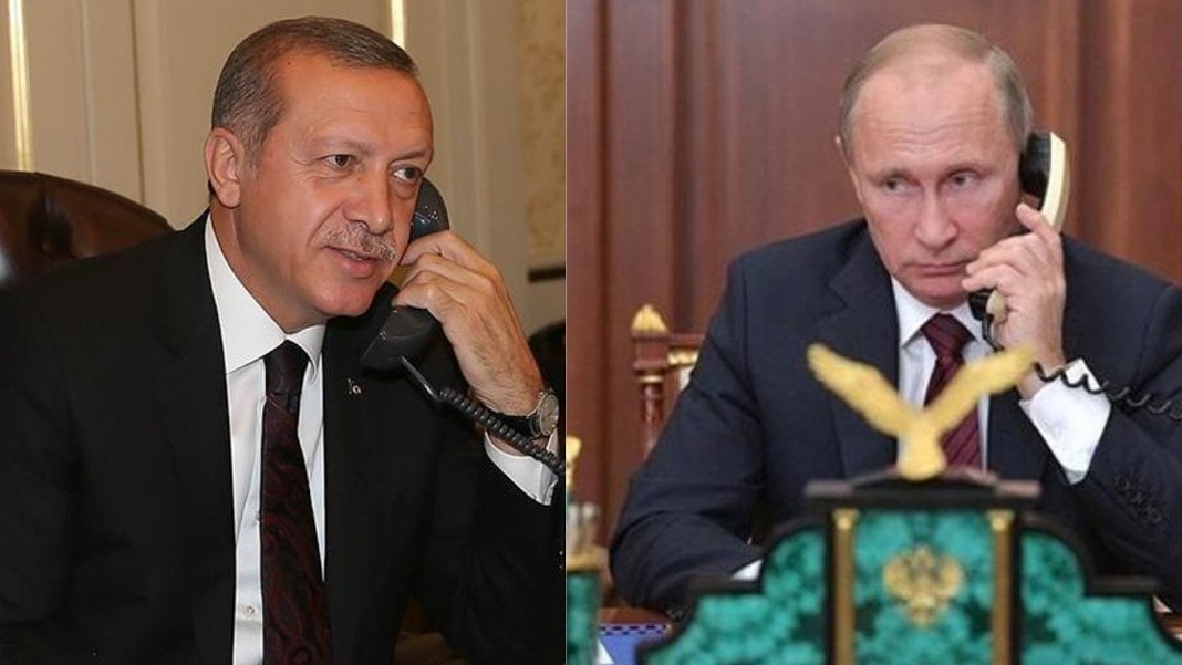 Erdoğan, Putin ile görüştü