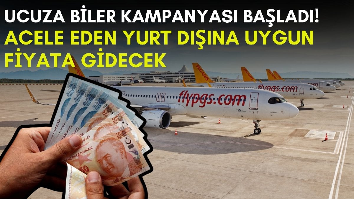 Pegasus ucuz bilet kampanyasını başlattı! 9 Euro’ya yurt dışı bileti: Aralarında vizesiz ülkeler de var