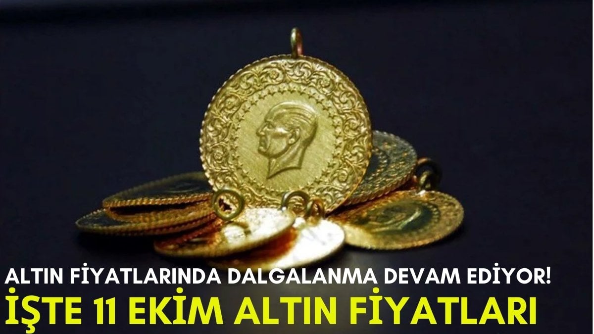 Gram altın yükseliyor mu? Altında dalgalanma devam ediyor… Yatırımcıların gözü fiyatlarda: İşte 11 Ekim altın fiyatları