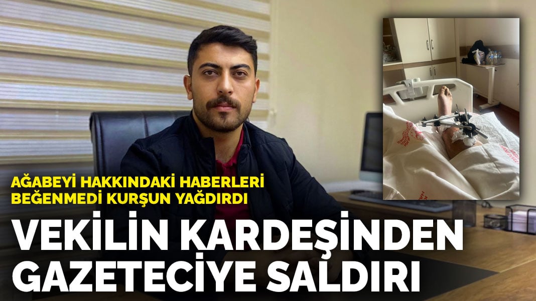 AK Parti Milletvekili Adem Çalkın’ın kardeşinden gazeteciye saldırı: Ağabeyi hakkındaki haberleri beğenmedi kurşun yağdırdı