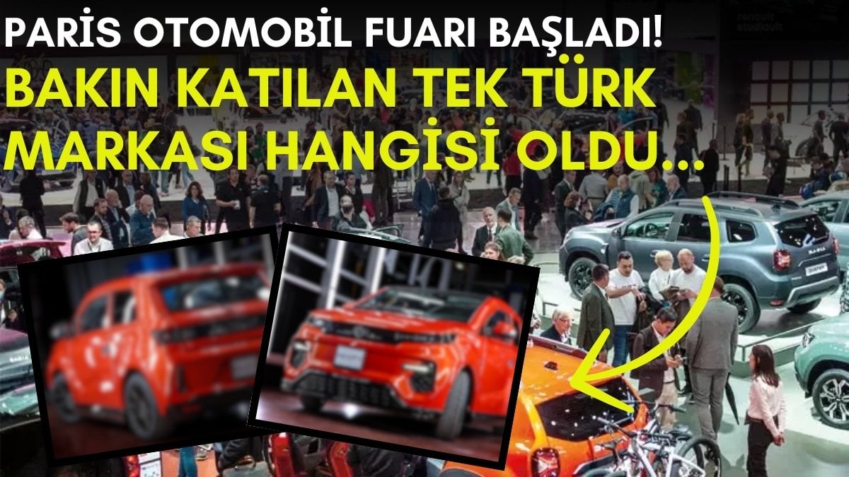 Paris Otomobil Fuarı’na katılan tek Türk markası! Togg bile gidememişti