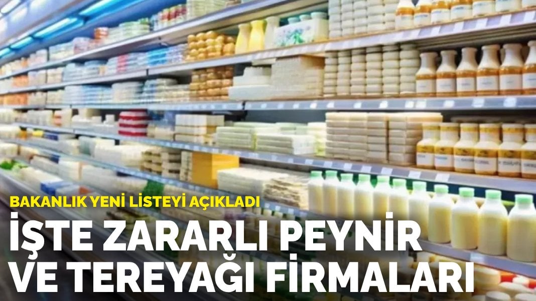 Bakanlık yeni listeyi açıkladı: İşte zararlı peynir ve tereyağı firmaları