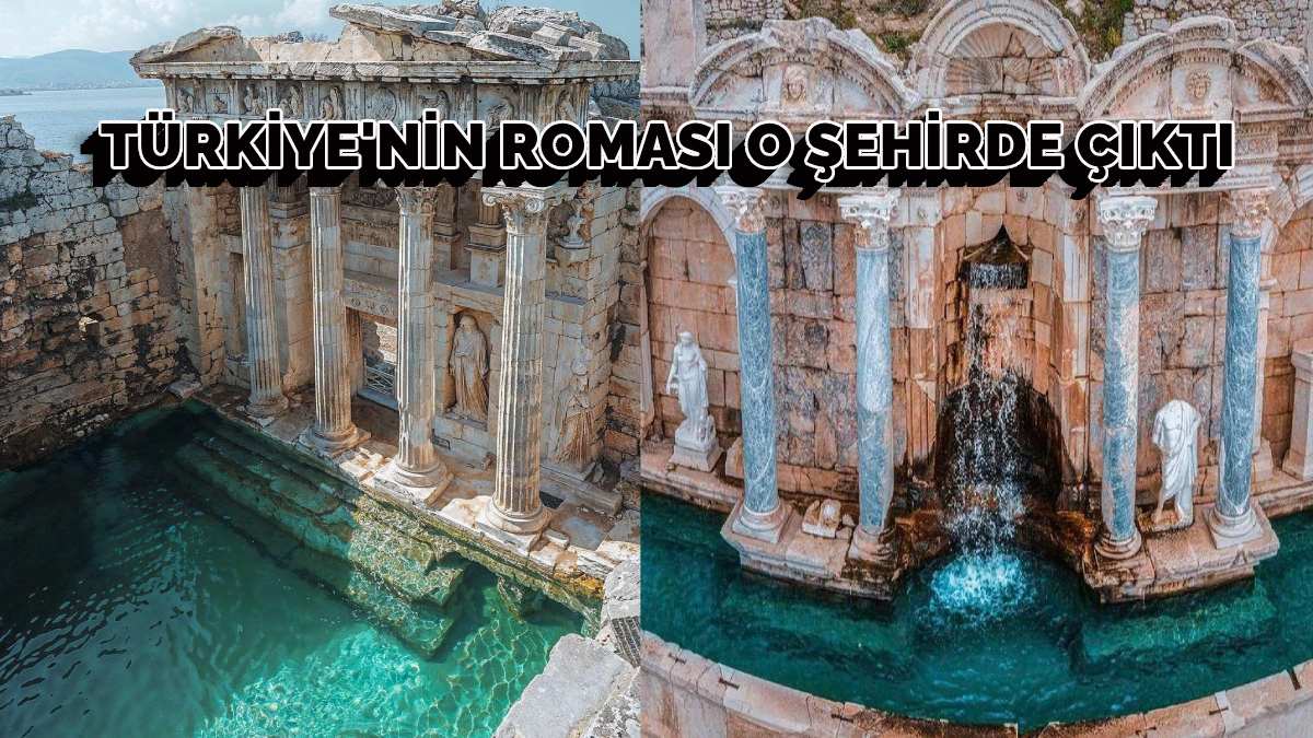 Burası Roma aşk çeşmesi değil, bu güzel manzara Burdur’dan! Görenler Trevi Çeşmesi sanıyor