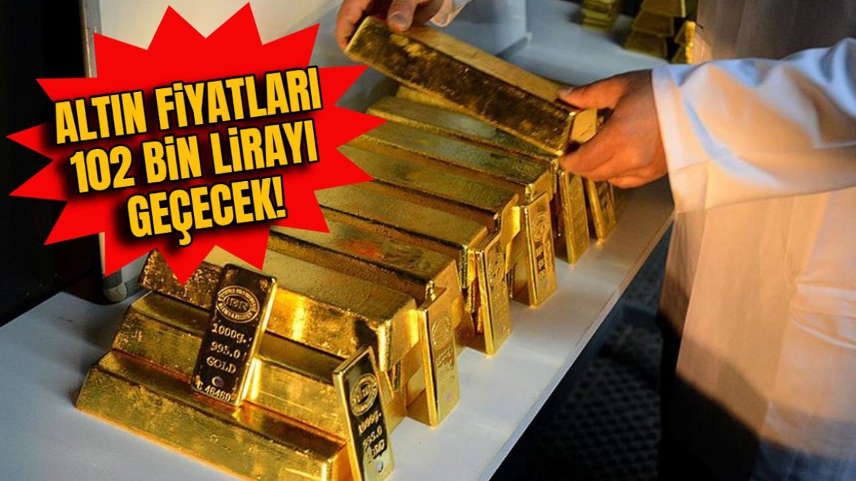 Altın 102 bin lirayı geçecek! Dünyaca ünlü banka tahminini güncelledi: Gümüş ve altında rekor geliyor!